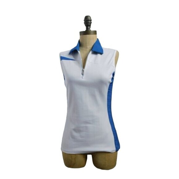 Nivo Size XS Blue White Golf Tennis Active Sporty Shirt Top - Picture 1 of 3
